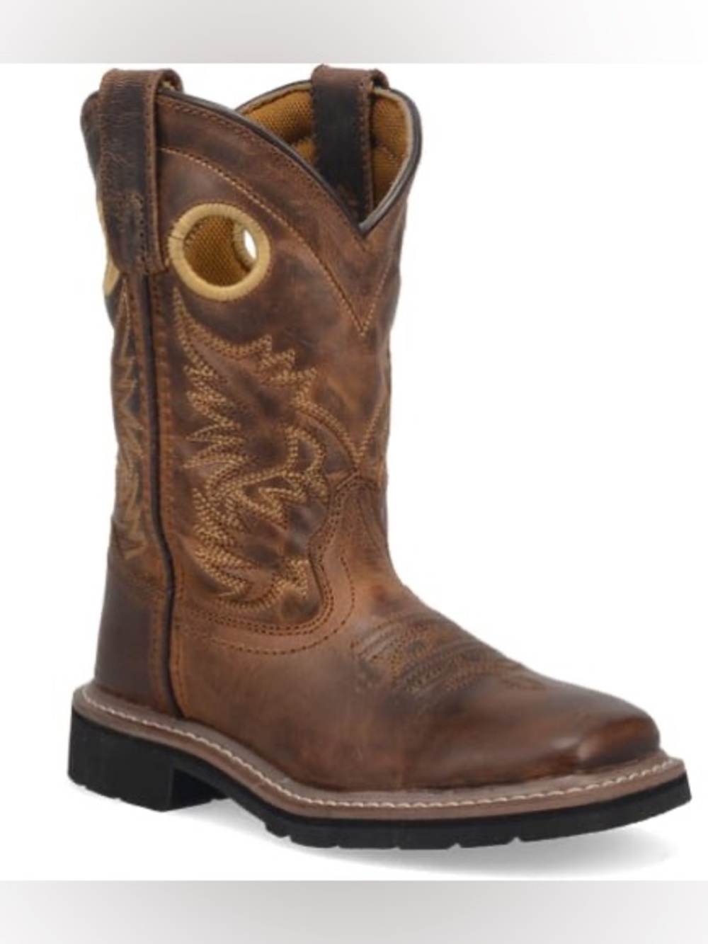 Dan post Youth Amarillo Western Boots Brown size 4 youth unisex western